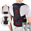 Black Mesh Posture Corrector Back Brace