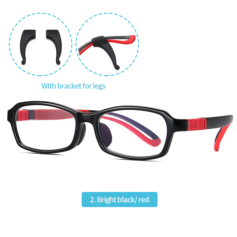 Barcur kids anti blue 3120 Black Red