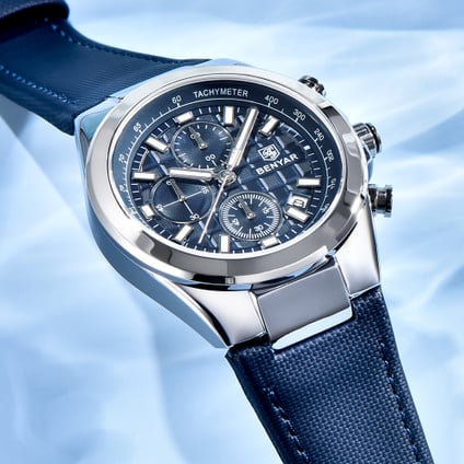 BENYAR Top Brand New Men Watches Leather Strap Luxury Waterproof Sport Quartz Watch Men Clock Reloj Hombre BY-5206