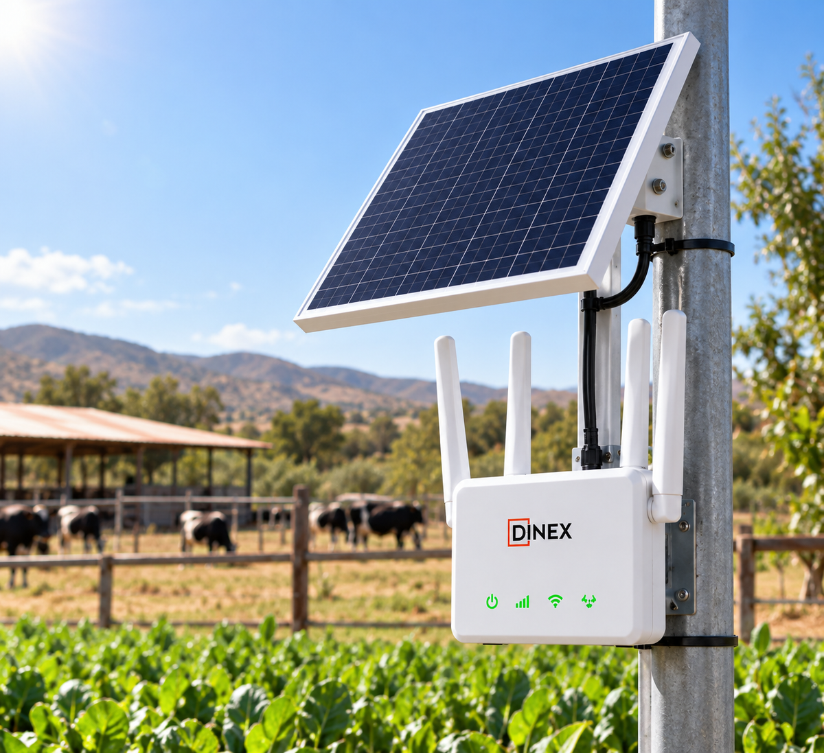 Routeur 4G+ Solaire Wi-Fi 6 DINEX WD680