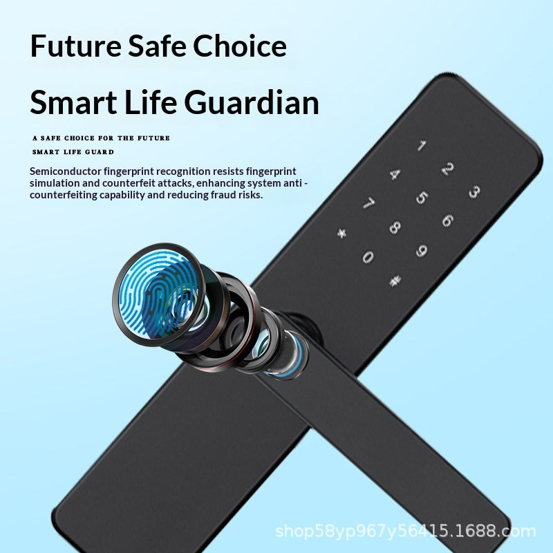 5-in-1 Smart Connected Lock with Fingerprint, PIN Code & Remote Control